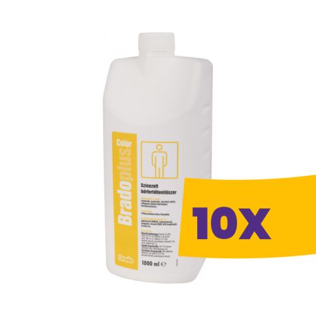 Bradoplus color színezett bőrfertőtlenítő szer 1000ml (Karton - 10 db)