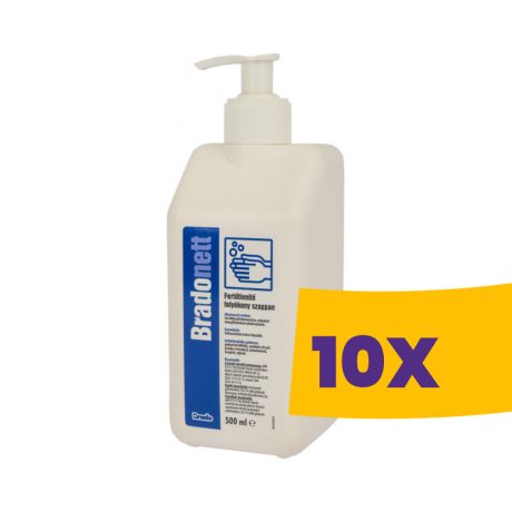 Bradonett fertőtlenítő folyékony szappan pumpás 500ml (Karton - 10 db)
