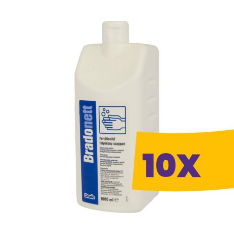 Bradonett fertőtlenítő folyékony szappan 1000ml (Karton - 10 db)