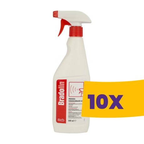 Bradolin alkoholos felületfertőtlenítő szer szórófejes 500ml (Karton - 10 db)