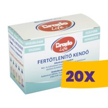 Bradolife fertőtlenítő kendő 25db (Karton - 20 csomag)