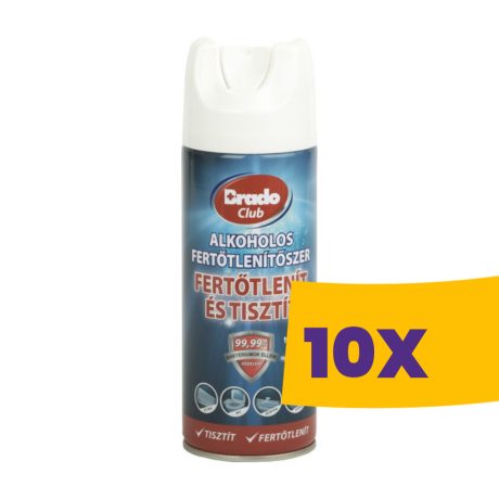 Bradoclub neutral fertőtlenítő areosol 400ml (Karton - 10 db)