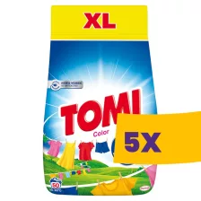   Tomi Color mosópor színes ruhákhoz - 50 mosás 2,5kg (Karton - 5 db)