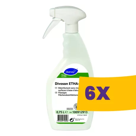 Divosan ETHA-plus erős fertőtlenítőszer 750ml (Karton - 6 db)