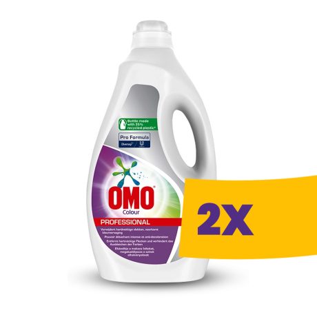 OMO Pro Formula Colour folyékony mosószer színes textiliákhoz környezetbarát csomagolásban - 71 mosás 5L (Karton - 2 db)