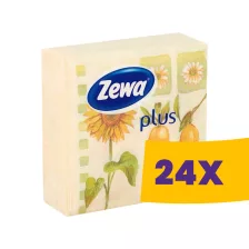   Zewa Plus szalvéta Napraforgó - 1 rétegű, 33x33cm, 45db (Karton - 24 csomag)