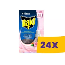   Raid elektromos szúnyogírtó utántöltő folyadék Rózsa és szantálfa illattal 27ml (Karton - 24db)