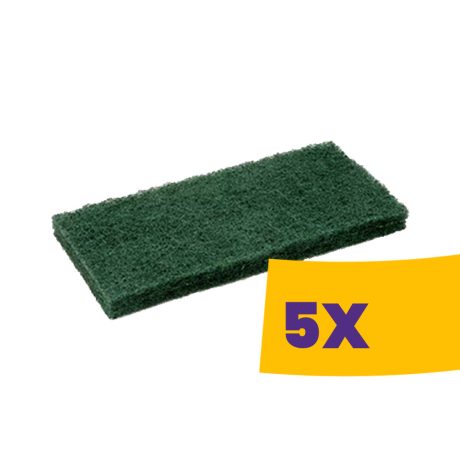 Vileda Prof. Superpad kézi súrolópad Zöld 5db (Karton - 5 csomag)