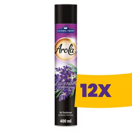 General Fresh Arola légfrissítő aeroszol XXL Levendula 400ml (Karton - 12 db)