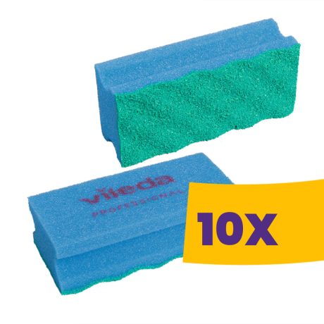 Vileda Prof. PUR Active szivacs karcmentes 7x15cm Kék 10db (Karton - 10 csomag)