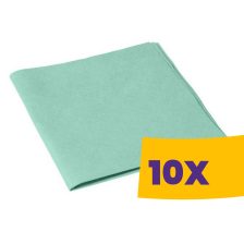   Vileda Prof. MicroSorb mikroszálas törlőkendő 40x40cm Zöld 5db (Karton - 10 csomag)