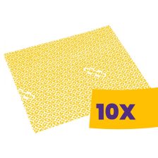   Vileda Prof. WiPro antibakteriális törlőkendő 36x42cm Sárga 20db (Karton - 10 csomag)