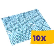   Vileda Prof. WiPro antibakteriális törlőkendő 36x42cm Kék 20db (Karton - 10 csomag)