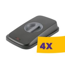   Vileda Prof. Geo hulladékgyűjtő fedő - Kézi, szürke (Karton - 4 db)