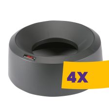   Vileda Prof. Iris kerek tölcsér fedél Fekete (Karton - 4 db)