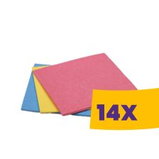   Vileda Prof. Sponge Cloth Aqua szivacskendő 18x20cm 5db (Karton - 14 csomag)