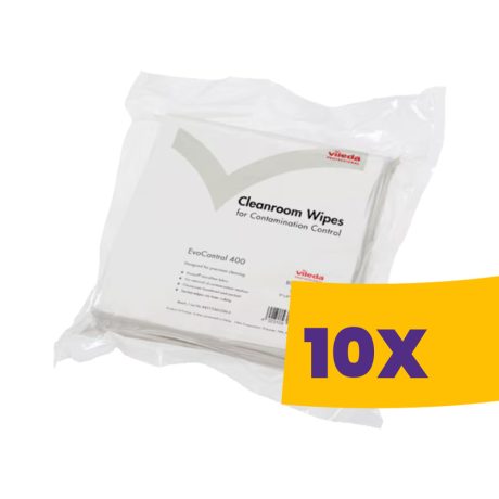Vileda Prof. CE EvoControl 400 törlőkendő tisztatérbe 30,5x30,5cm 150db (Karton - 10 csomag)
