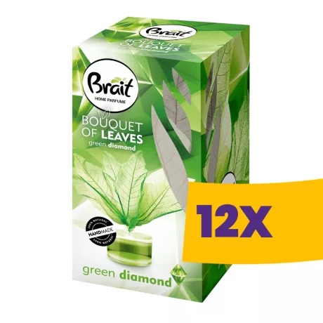 Brait illatos falevelek illatosító Green Diamond 50ml (Karton - 12 db)