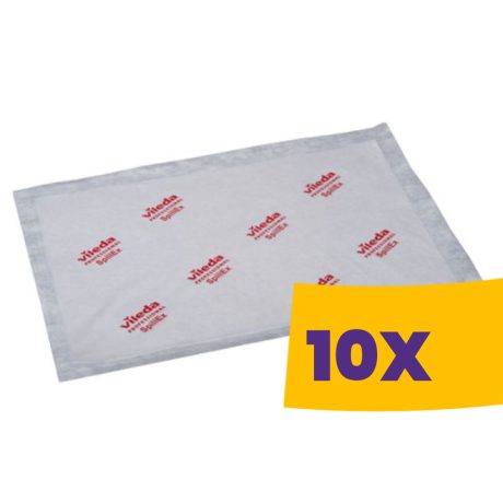 Vileda Prof. CE Cleanroom SpillEx® eldobható szuper nedvszívó padlókendő 37x51cm 10db (Karton - 10 csomag)