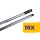 Profi menetes fém nyél 130cm (Karton - 10 db)