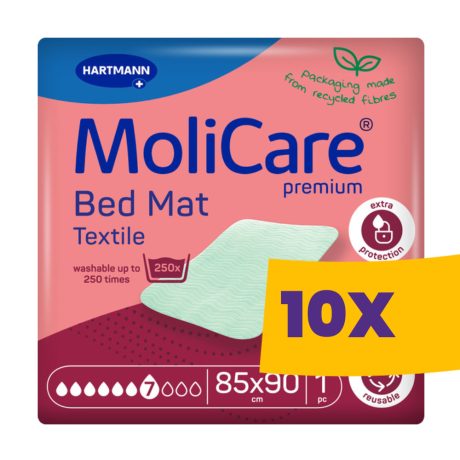 Hartmann MoliCare Bed Mat textil alátét, mosható 85x90cm (Karton - 10 db)