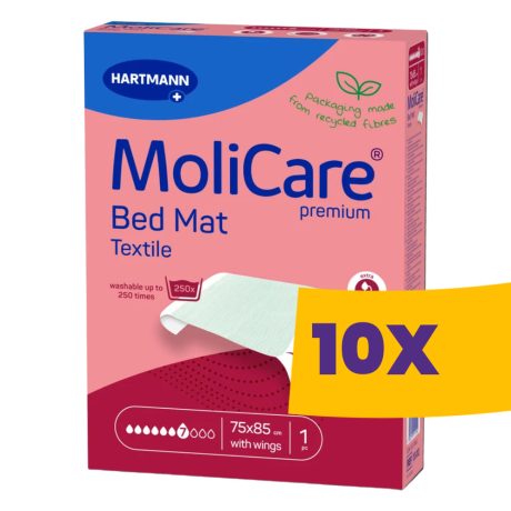 Hartmann MoliCare Bed Mat textil szárnyas alátét, mosható 75x85cm (Karton - 10 db)