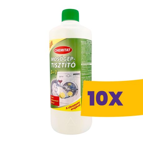 Chemitat 3in1 mosógéptisztító citromsavas 1000ml (Karton - 10 db)