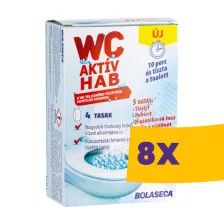   Bolaseca WC tisztító aktív hab 55g 4db (Karton - 8 csomag)