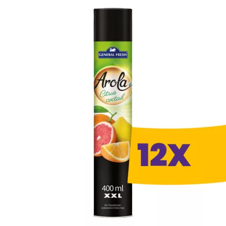 General Fresh Arola légfrissítő aeroszol XXL Citrus Coctail 400ml (Karton - 12 db)