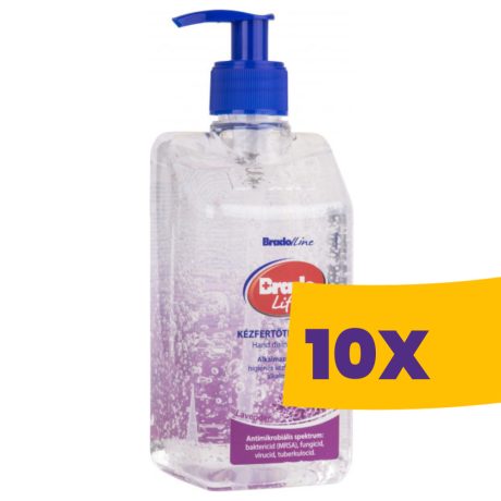 Bradoline Bradolife kézfertőtlenítő gél pumpás Levendula 500ml (Karton - 10 db)
