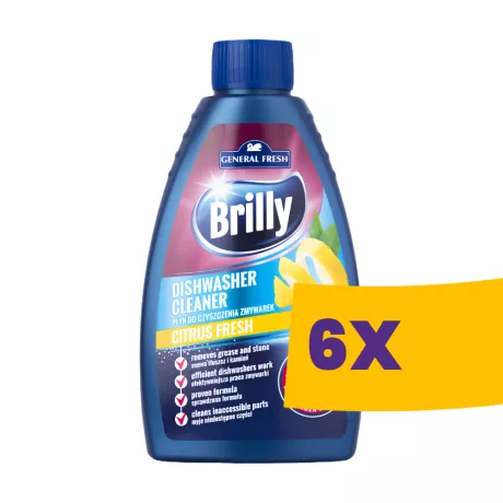 General Fresh Brilly mosogatógép tisztító Citrus Fresh 250ml (Karton - 6 db)