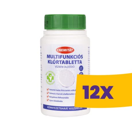 Chemitat multifunkciós klórtabletta 48db (Karton - 12 csomag)