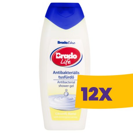 Bradolife antibakteriális tusfürdő Citromfű 400ml (Karton - 12 db)