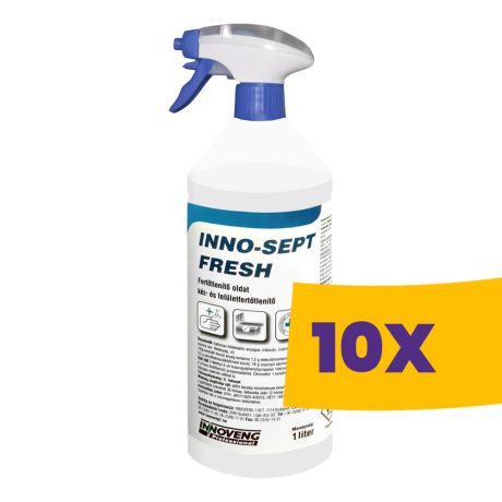 Inno-Sept Fresh kéz- és felületfertőtlenítő szer (baktericid, yeasticid, virucid, tuberkolocid) 1000ml (Karton - 10 db)