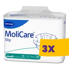   Hartmann MoliCare Slip Extra 5 csepp M 1668ml inkontinencia pelenka 30db (Karton - 3 csomag)