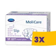   Hartmann MoliCare Slip Super Plus 8 csepp M 2686ml inkontinencia pelenka 30db (Karton - 3 csomag)