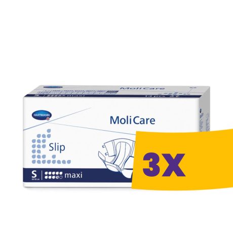 Hartmann MoliCare Slip 9 csepp maxi S 2246 ml inkontinencia pelenka, különösen nagy kapacitású 14db (Karton - 3 csomag)