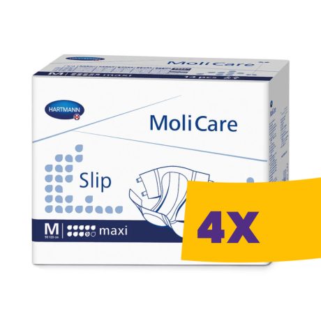 Hartmann MoliCare Slip 9 csepp maxi M 3464 ml inkontinencia pelenka, különösen nagy kapacitású 14db (Karton - 4 csomag)