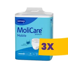   Hartmann MoliCare Premium Mobile 6 csepp M inkontinencia alsónemű 14db (Karton - 3 csomag)