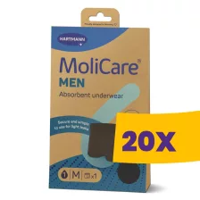   Hartmann MoliCare MEN mosható férfi nedvszívó alsónemű M (Karton - 20 db)