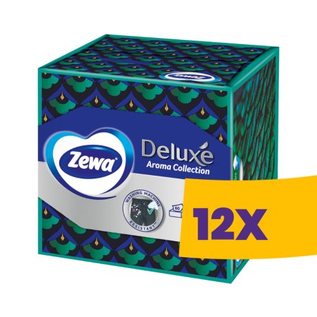 Zewa Deluxe Aroma Collection dobozos papírzsebkendő - 3 rétegű 60db-os (Karton - 12 doboz)