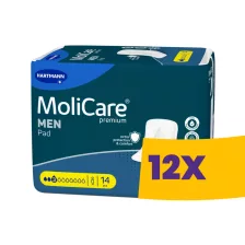   Hartmann MoliCare MEN Pad 3 csepp 441ml férfi inkontinencia betét 14db (Karton - 12 csomag)