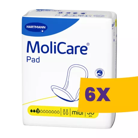 Hartmann MoliCare Pad midi 3 csepp uniszex inkontinencia betét 30db (Karton - 6 csomag)