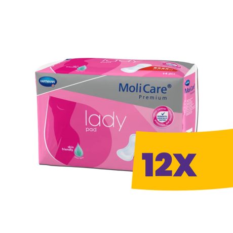 Hartmann MoliCare Lady Pad 4 csepp 750ml női inkontinencia betét 14db (Karton - 12 csomag)