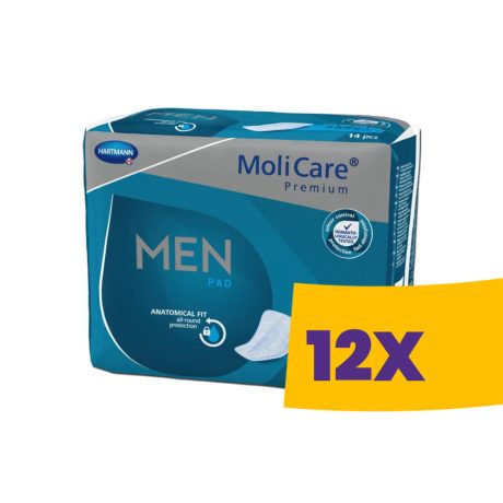 Hartmann MoliCare Men Pad 4 csepp 546ml férfi inkontinencia betét 14db (Karton - 12 csomag)