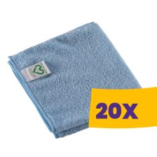   Vileda Prof. r-MicroTuff Swift mikroszálas törlőkendő 35x38cm Kék 5db (Karton - 20 csomag)