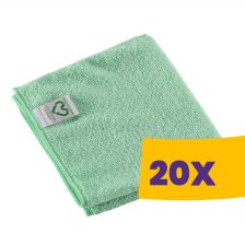   Vileda Prof. r-MicroTuff Swift mikroszálas törlőkendő 35x38cm Zöld 5db (Karton - 20 csomag)