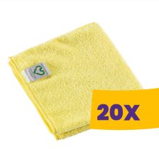   Vileda Prof. r-MicroTuff Swift mikroszálas törlőkendő 35x38cm Sárga 5db (Karton - 20 csomag)