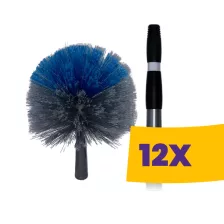   Kerek pókhálózó kefe teleszkópos nyéllel (Karton - 12 db)
