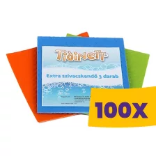 Extra szivacskendő 3db (Karton - 100 csomag)